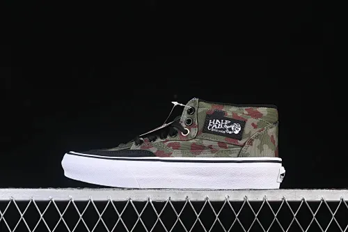 All categories Vans Vans series Vans Mid Vans China Vans Half Cab 33 Vans official retro casual simple versatile skateboard shoes VN000DZ3BLK